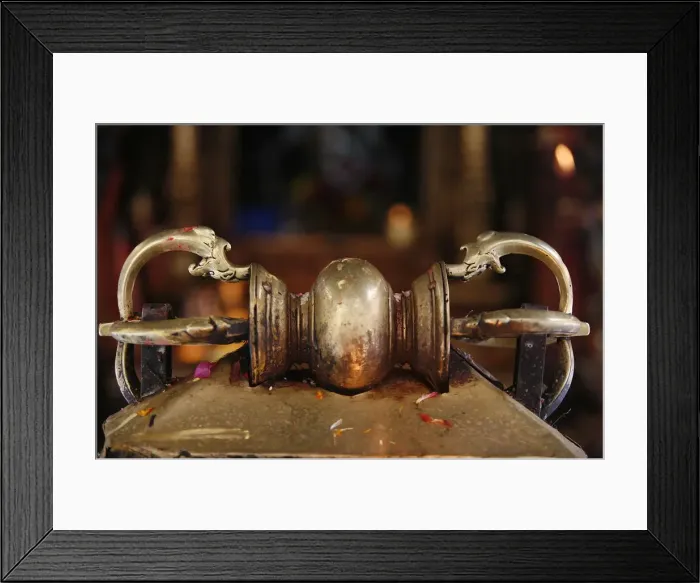 Framed Print : Vajra in Golden temple, Patan, Nepal, Asia Framed Print : Vajra in Golden temple, Patan, Nepal, Asia