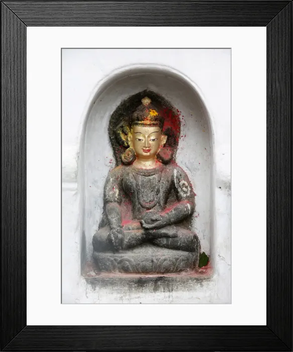 Framed Print : Buddha of knowledge, Swayambhunath Temple, Kathmandu, Nepal, Asia Framed Print : Buddha of knowledge, Swayambhunath Temple, Kathmandu, Nepal, Asia