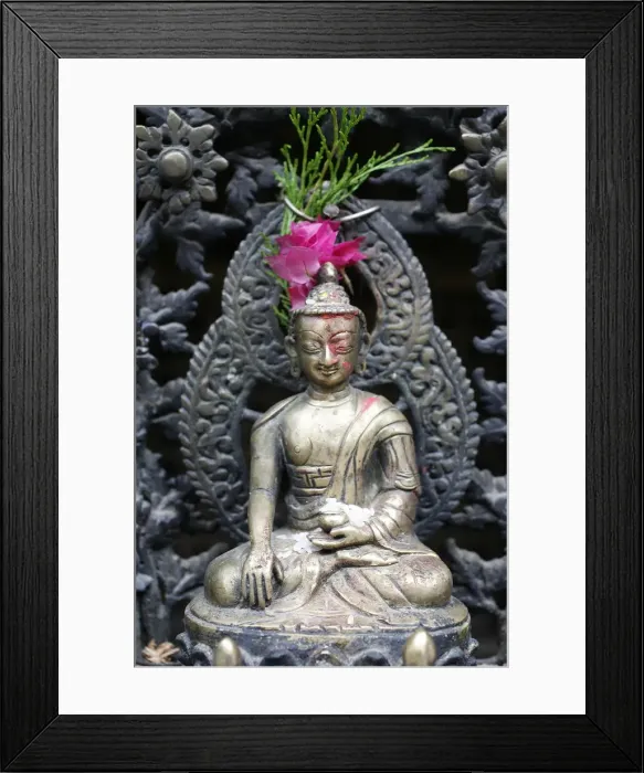 Framed Print : Statue of the Buddha, Patan, Nepal, Asia Framed Print : Statue of the Buddha, Patan, Nepal, Asia