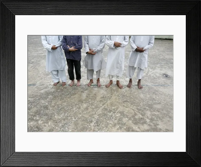 Framed Print : Muslim boys praying, Kathmandu, Nepal, Asia Framed Print : Muslim boys praying, Kathmandu, Nepal, Asia