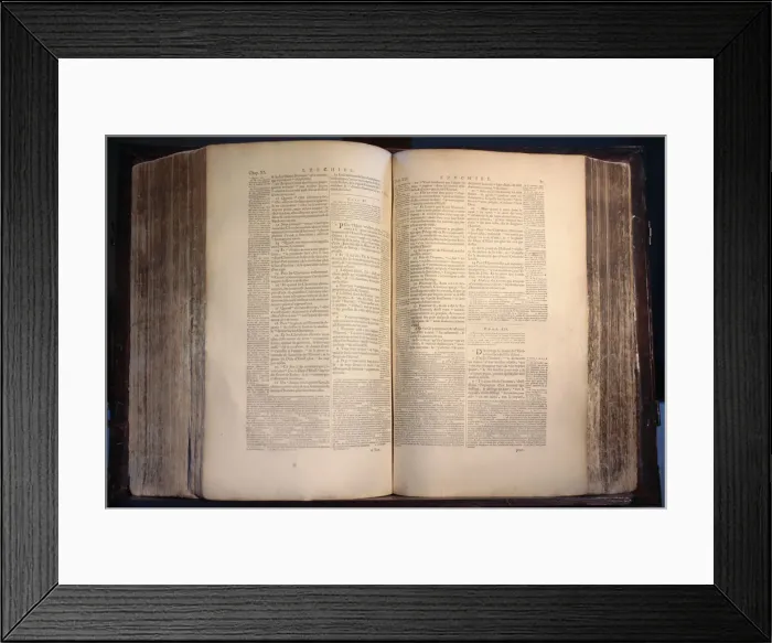 Framed Print : Old Bible, Paris, France, Europe Framed Print : Old Bible, Paris, France, Europe