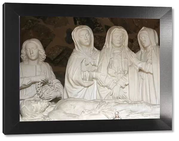 Christs entombment, Les Sauvages, Rhone, France, Europe