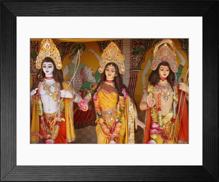 Framed Print : Rama, Sita and Rama again, Goverdan, Uttar Pradesh, India, Asia Framed Print : Rama, Sita and Rama again, Goverdan, Uttar Pradesh, India, Asia