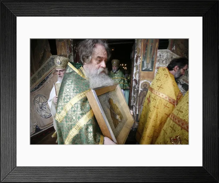 Framed Print : Russian Orthodox celebration, Paris, Ile de France, France, Europe Framed Print : Russian Orthodox celebration, Paris, Ile de France, France, Europe