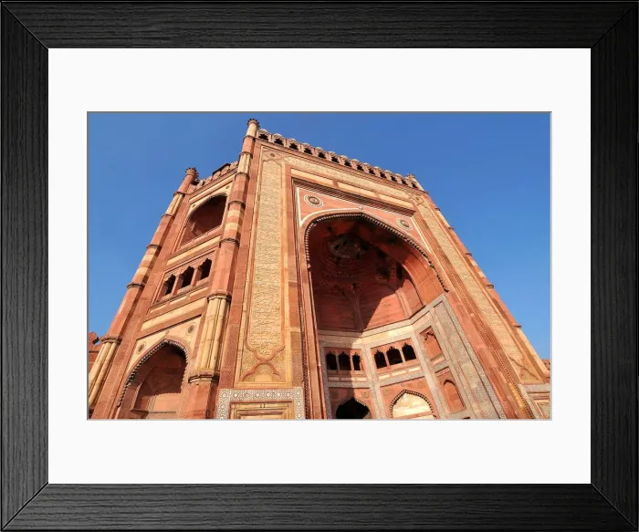Framed Print : Monumental Gate (Buland Darwaza), Jama Masjid Mosque, Fatehpur Sikri Framed Print : Monumental Gate (Buland Darwaza), Jama Masjid Mosque, Fatehpur Sikri