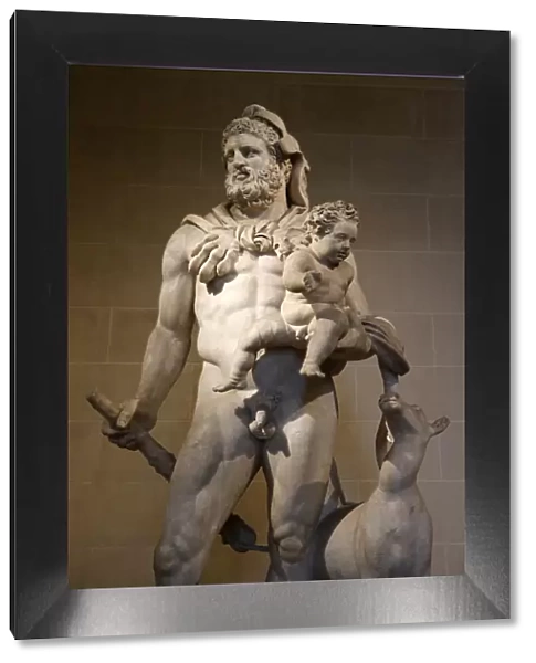 Statue of Heracles and Telephos dating from the second century AD from Tivoli