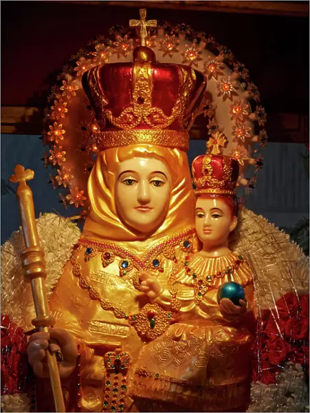 Statue of Our Lady of Velankanni, a Christian Tamil saint, Antony, Hauts-de-Seine, France