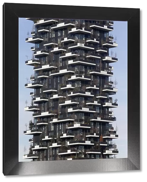 Building near Porta Nuova, Milan, Lombardy, Italy, Europe