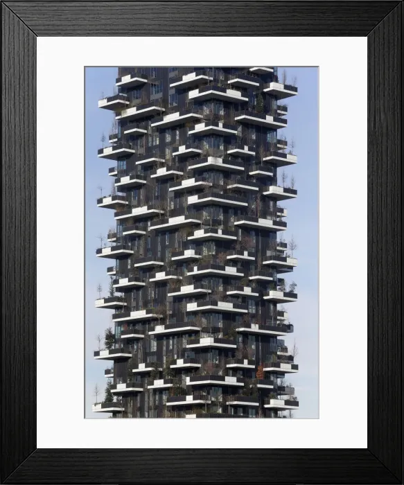 Framed Print : Building near Porta Nuova, Milan, Lombardy, Italy, Europe Framed Print : Building near Porta Nuova, Milan, Lombardy, Italy, Europe