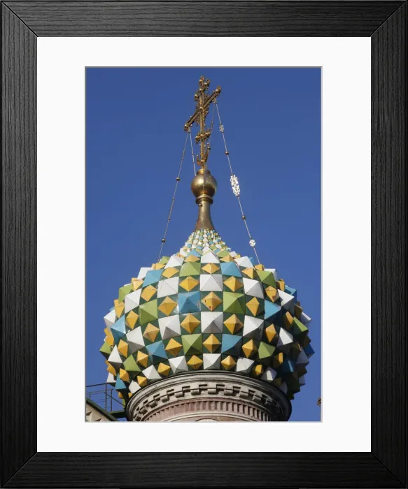 Framed Print : Onion dome, Church of the Saviour on Spilled Blood (Church of Resurrection) Framed Print : Onion dome, Church of the Saviour on Spilled Blood (Church of Resurrection)