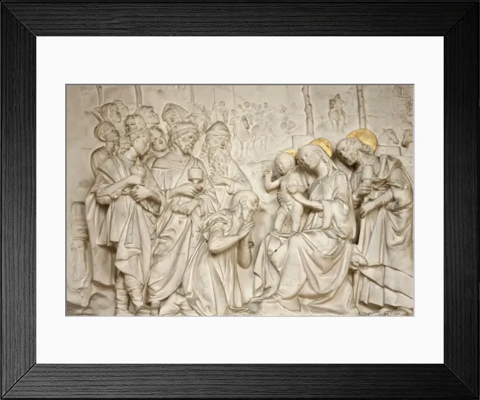 Framed Print : Adoration of the Magi, St. Germain l Auxerrois church, Paris, France, Europe Framed Print : Adoration of the Magi, St. Germain l Auxerrois church, Paris, France, Europe