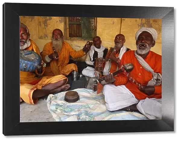 Musicians, Dauji, Uttar Pradesh, India, Asia