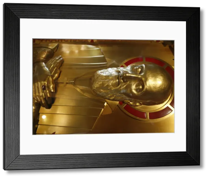 Framed Print : Detail of recumbent figure in the Visitation Basilica, Saint-Francois de Sales, Annecy Framed Print : Detail of recumbent figure in the Visitation Basilica, Saint-Francois de Sales, Annecy