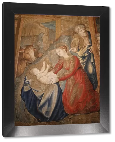 Tapestry depicting the Nativity, Gallery of Tapestries, Vatican Museum, Vatican, Rome
