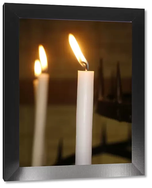 Candles, Lyon, Rhone, France, Europe