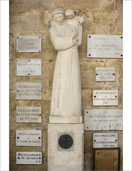 St. Anthony of Padova, Semur-en-Auxois, Cote d Or, Burgundy, France, Europe