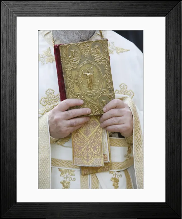 Framed Print : Orthodox New Testament, Paris, Ile de France, France, Europe Framed Print : Orthodox New Testament, Paris, Ile de France, France, Europe