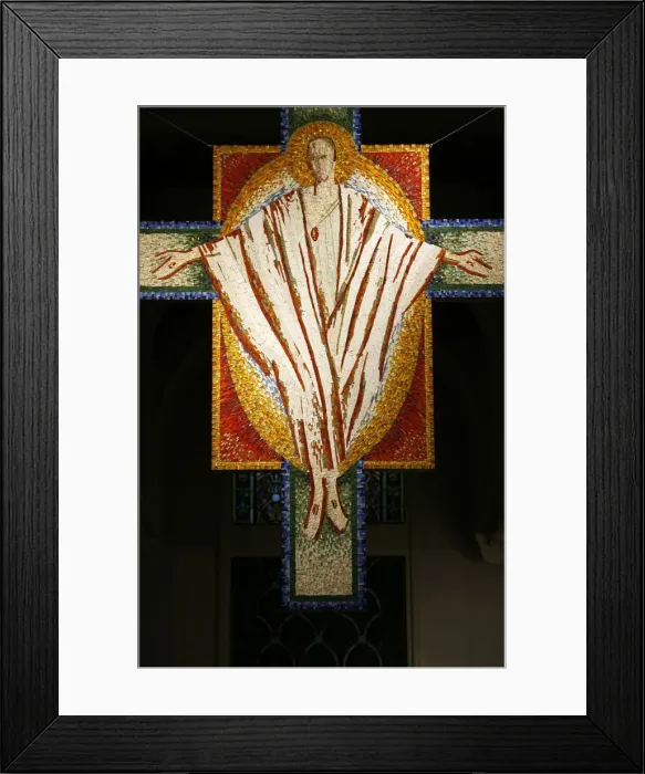 Framed Print : Christ on the Cross at Saint-Honore d Eylau church, Paris, Ile de France, France Framed Print : Christ on the Cross at Saint-Honore d Eylau church, Paris, Ile de France, France
