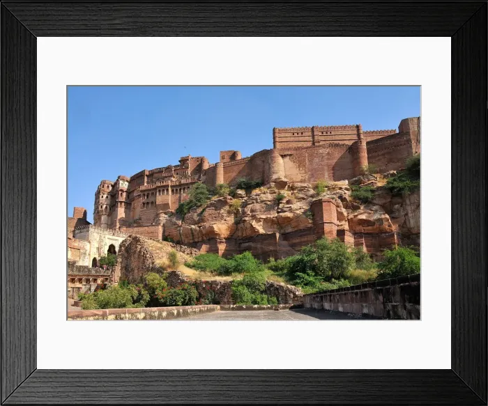 Framed Print : The Mehrangarh Fort of Jodhpur, Rajasthan, India, Asia Framed Print : The Mehrangarh Fort of Jodhpur, Rajasthan, India, Asia