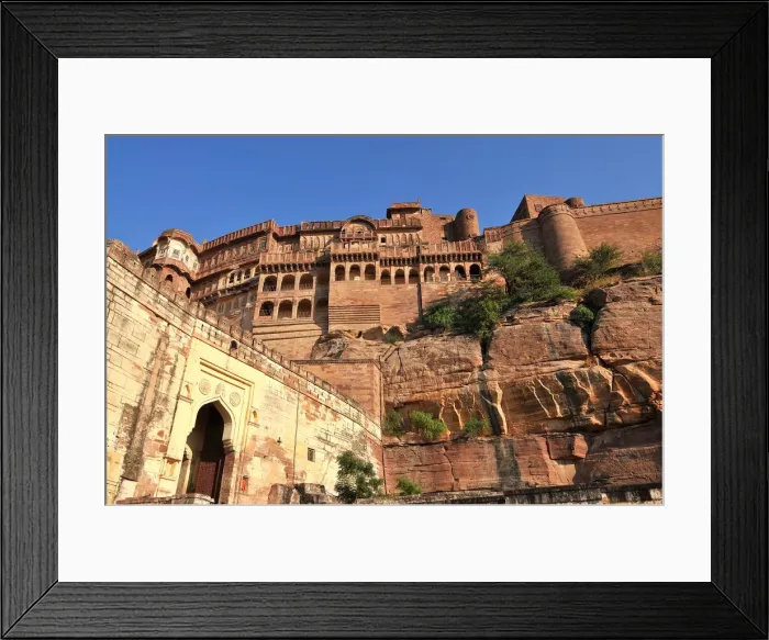 Framed Print : The Mehrangarh Fort of Jodhpur, Rajasthan, India, Asia Framed Print : The Mehrangarh Fort of Jodhpur, Rajasthan, India, Asia