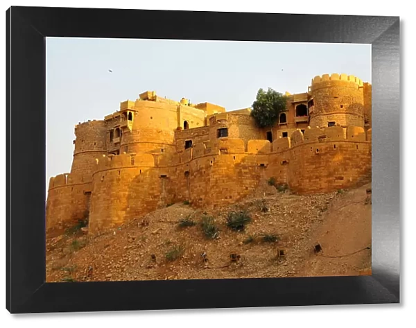 Remparts, towers and fortifications of Jaisalmer, Rajasthan, India, Asia