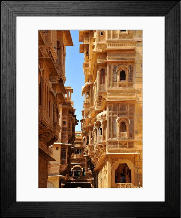 Framed Print : Patwa havelis, renowned private mansion in Jaisalmer, Rajasthan, India, Asia Framed Print : Patwa havelis, renowned private mansion in Jaisalmer, Rajasthan, India, Asia