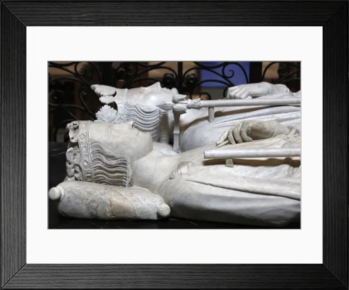 Framed Print : Tomb of Philip III The Bold, King of France from 1270 to 1285AD, Basilica of St