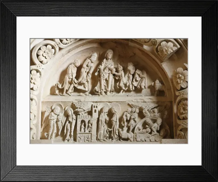 Framed Print : Narthex tympanum, Vezelay Basilica, UNESCO World Heritage Site, Vezelay, Yonne, Burgundy Framed Print : Narthex tympanum, Vezelay Basilica, UNESCO World Heritage Site, Vezelay, Yonne, Burgundy