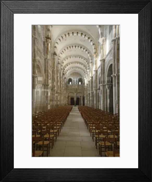 Framed Print : Vezelay Basilica nave, Vezelay, UNESCO World Heritage Site, Yonne, Burgundy, France Framed Print : Vezelay Basilica nave, Vezelay, UNESCO World Heritage Site, Yonne, Burgundy, France