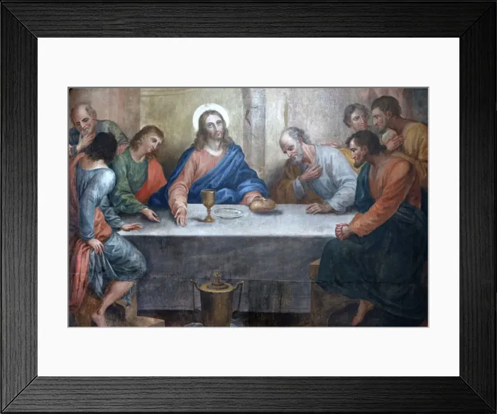 Framed Print : Last Supper painting in Our Lady of Bonfim church, Salvador, Bahia, Brazil, South America Framed Print : Last Supper painting in Our Lady of Bonfim church, Salvador, Bahia, Brazil, South America