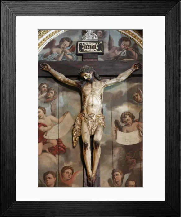 Framed Print : Crucifix in Salvador Cathedral basilica sacristy, Salvador, Bahia, Brazil, South America Framed Print : Crucifix in Salvador Cathedral basilica sacristy, Salvador, Bahia, Brazil, South America
