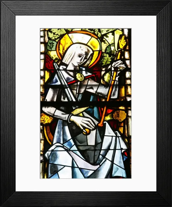Framed Print : Stained glass in Amboise Castle Chapel, Amboise, Indre-et-Loire, France, Europe Framed Print : Stained glass in Amboise Castle Chapel, Amboise, Indre-et-Loire, France, Europe