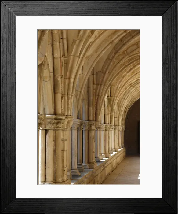 Framed Print : The Cloister, The Cistercian Abbey of Noirlac, Bruere-Allichamps, Cher, Centre, France Framed Print : The Cloister, The Cistercian Abbey of Noirlac, Bruere-Allichamps, Cher, Centre, France