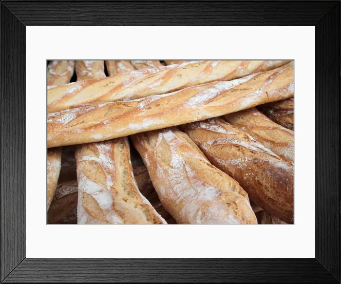 Framed Print : French baguettes, Paris, France, Europe Framed Print : French baguettes, Paris, France, Europe