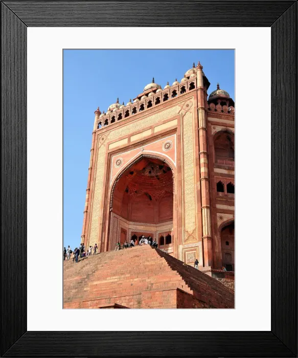 Framed Print : Monumental Gate (Buland Darwaza), Jama Masjid Mosque, Fatehpur Sikri Framed Print : Monumental Gate (Buland Darwaza), Jama Masjid Mosque, Fatehpur Sikri