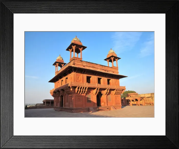 Framed Print : Finely sculpted Palace dating from the 16th century, Fatehpur Sikri Framed Print : Finely sculpted Palace dating from the 16th century, Fatehpur Sikri