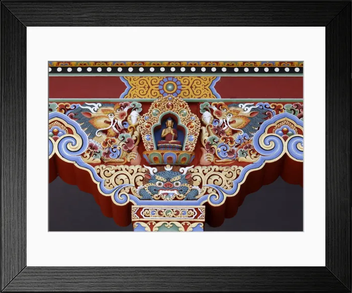 Framed Print : Detail of Buddha, Temple of the Thousand Buddhas, Dashang Kagyu Ling congregation Framed Print : Detail of Buddha, Temple of the Thousand Buddhas, Dashang Kagyu Ling congregation
