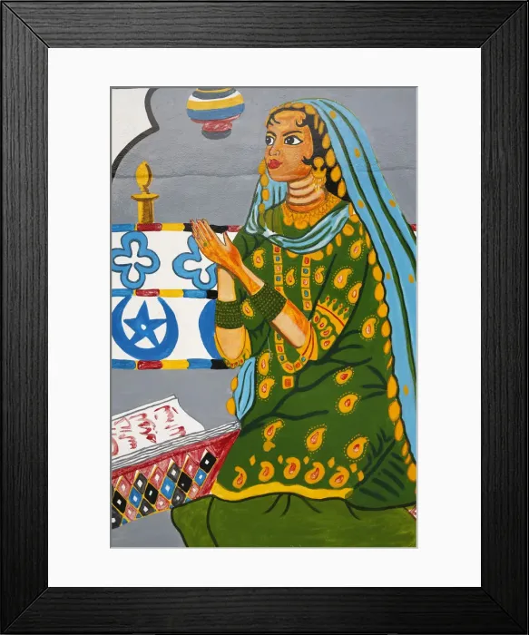 Framed Print : Painting on a Voodoo temple wall in Se, Benin, West Africa, Africa Framed Print : Painting on a Voodoo temple wall in Se, Benin, West Africa, Africa