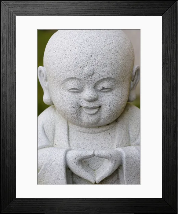 Framed Print : Statue of Buddhist monk, Fo Guang Shan temple, Bussy St Framed Print : Statue of Buddhist monk, Fo Guang Shan temple, Bussy St