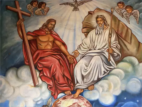 Holy Trinity of the Father, the Son and the Holy Spirit. St