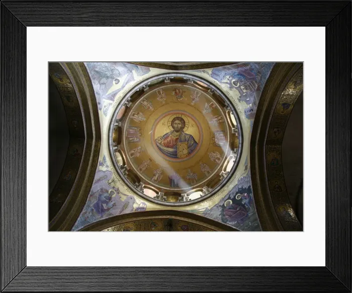 Framed Print : Dome of the Katholikon Greek Orthodox church in the Church of the Holy Sepulchre Framed Print : Dome of the Katholikon Greek Orthodox church in the Church of the Holy Sepulchre