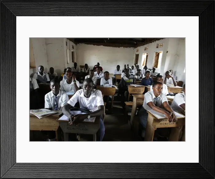 Framed Print : Anaka senior secondary school, Anaka, Uganda, Africa Framed Print : Anaka senior secondary school, Anaka, Uganda, Africa