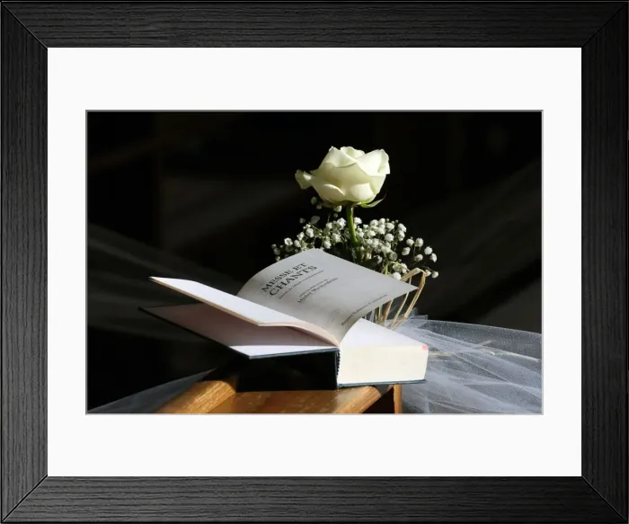 Framed Print : Flowers and wedding decorations, Haute-Savoie, France, Europe Framed Print : Flowers and wedding decorations, Haute-Savoie, France, Europe
