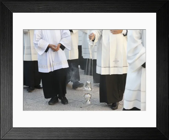 Framed Print : Funeral of Bishop Mons. Luigi Martella in Depressa, Puglia, Italy, Europe Framed Print : Funeral of Bishop Mons. Luigi Martella in Depressa, Puglia, Italy, Europe
