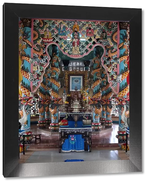 Cao Dai temple, Ho Chi Minh City, Vietnam, Indochina, Southeast Asia, Asia
