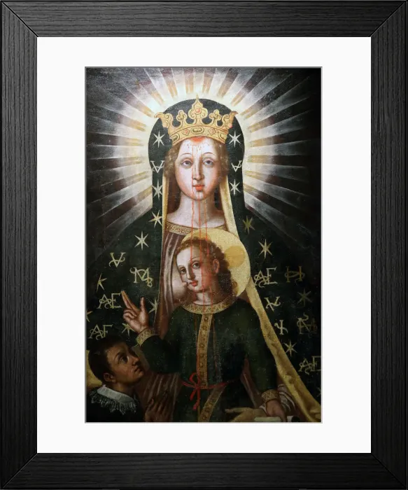 Framed Print : Madonna del Sangue (Our Lady of the Blood), Basilica of the Madonna del Sangue, Re Framed Print : Madonna del Sangue (Our Lady of the Blood), Basilica of the Madonna del Sangue, Re