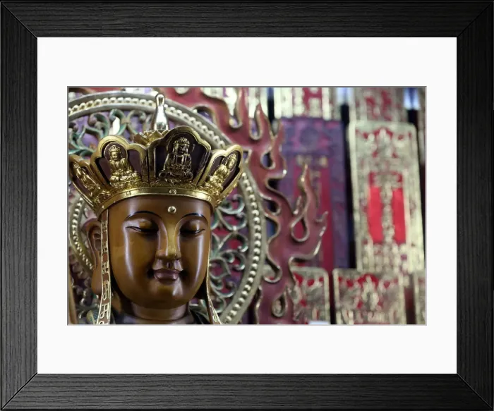 Framed Print : Quan Am, the Goddess of Mercy, Taoist temple. Jade Emperor pagoda (Chua Phuoc Hai) Framed Print : Quan Am, the Goddess of Mercy, Taoist temple. Jade Emperor pagoda (Chua Phuoc Hai)