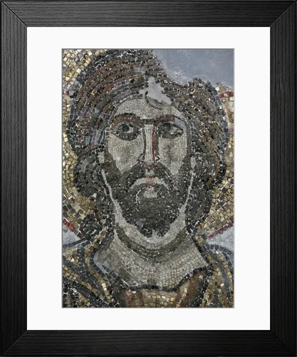 Framed Print : Mosaic of Christ in the Golgotha Chapel at the Church of the Holy Sepulchre, Jerusalem Framed Print : Mosaic of Christ in the Golgotha Chapel at the Church of the Holy Sepulchre, Jerusalem