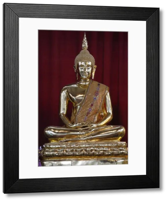 Framed Print : Buddha statue, Wat Velouvanaram, Bussy Saint Georges, Seine et Marne, France, Europe Framed Print : Buddha statue, Wat Velouvanaram, Bussy Saint Georges, Seine et Marne, France, Europe