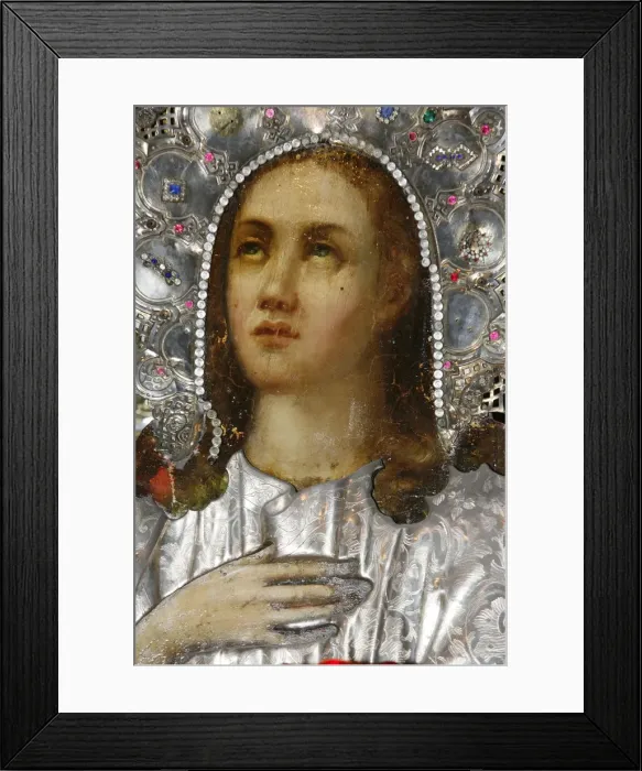 Framed Print : Fresco of St. John in the Calvary Chapel, Church of the Holy Sepulchre, Jerusalem, Israel Framed Print : Fresco of St. John in the Calvary Chapel, Church of the Holy Sepulchre, Jerusalem, Israel